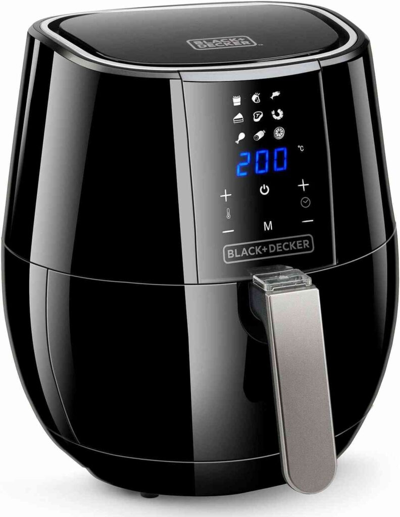 BLACK & DECKER friteza na vruć vazduh BXAF3500E digitalni air fryer crne boje