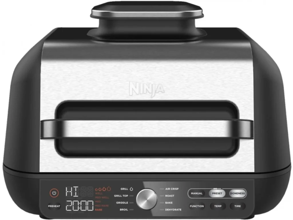 Ninja Grill i friteza na vruć vazduh Foodi Max AG651 – multifunkcionalni uređaj za pečenje, prženje i roštiljanje