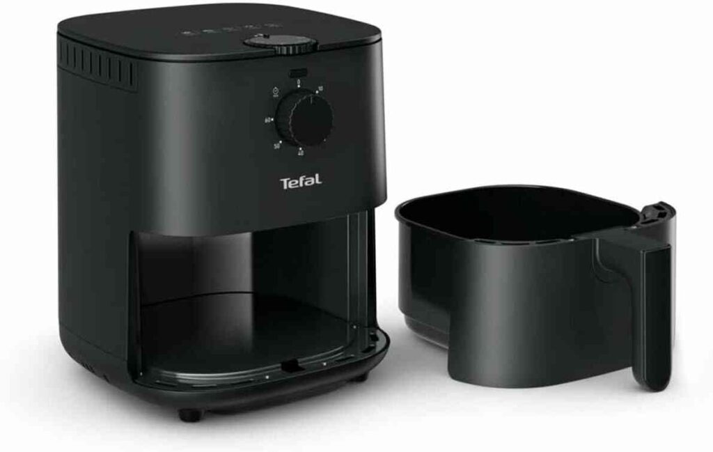 TEFAL friteza na vruć vazduh Easy Fry Essential EY130815 sa izvučenom posudom za hranu, kompaktan uređaj za zdravo prženje.